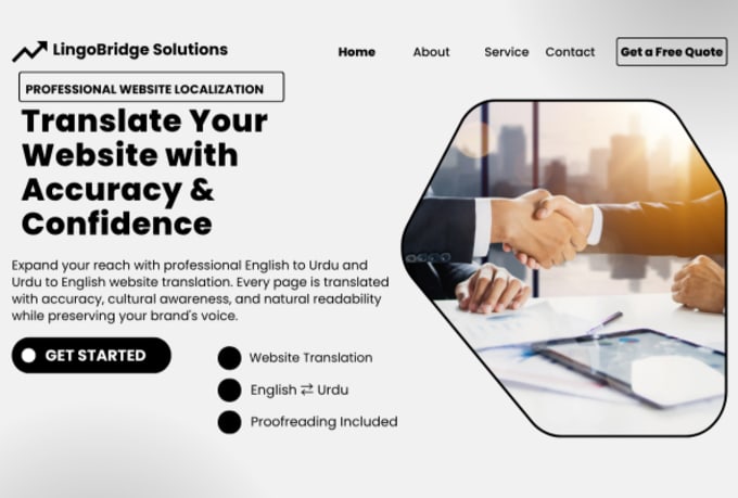 translate website english to urdu
